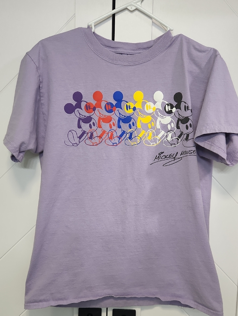 Hanes Lavender Mickey Mouse Graphic Tee